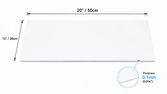 12''x20'' Rosin Press Non-Stick Paper Replacement for Parchment Paper 50 Packs