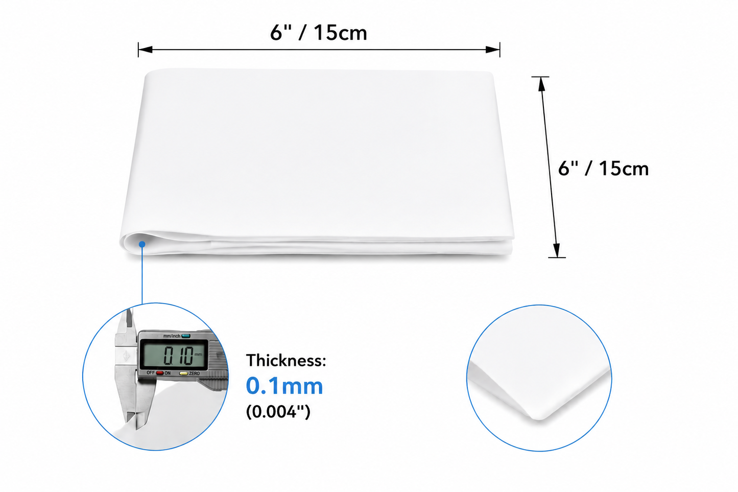 6''x12'' Rosin Press Non-Stick Paper Replacement for Parchment Paper 50 Packs